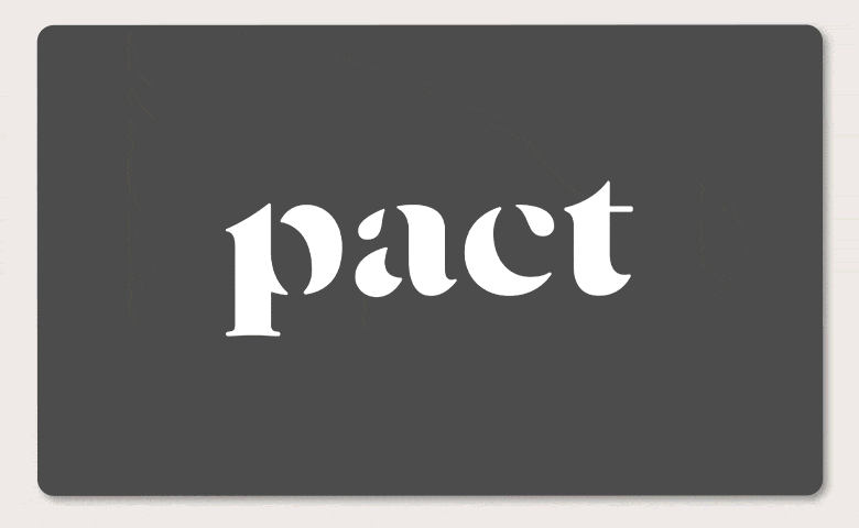 Pact gift cards
