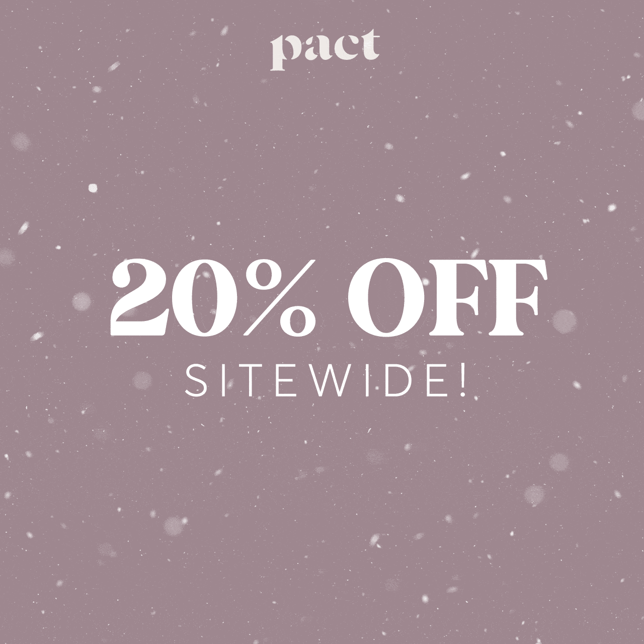 20% off sitewide! Plus new items added to clearance!