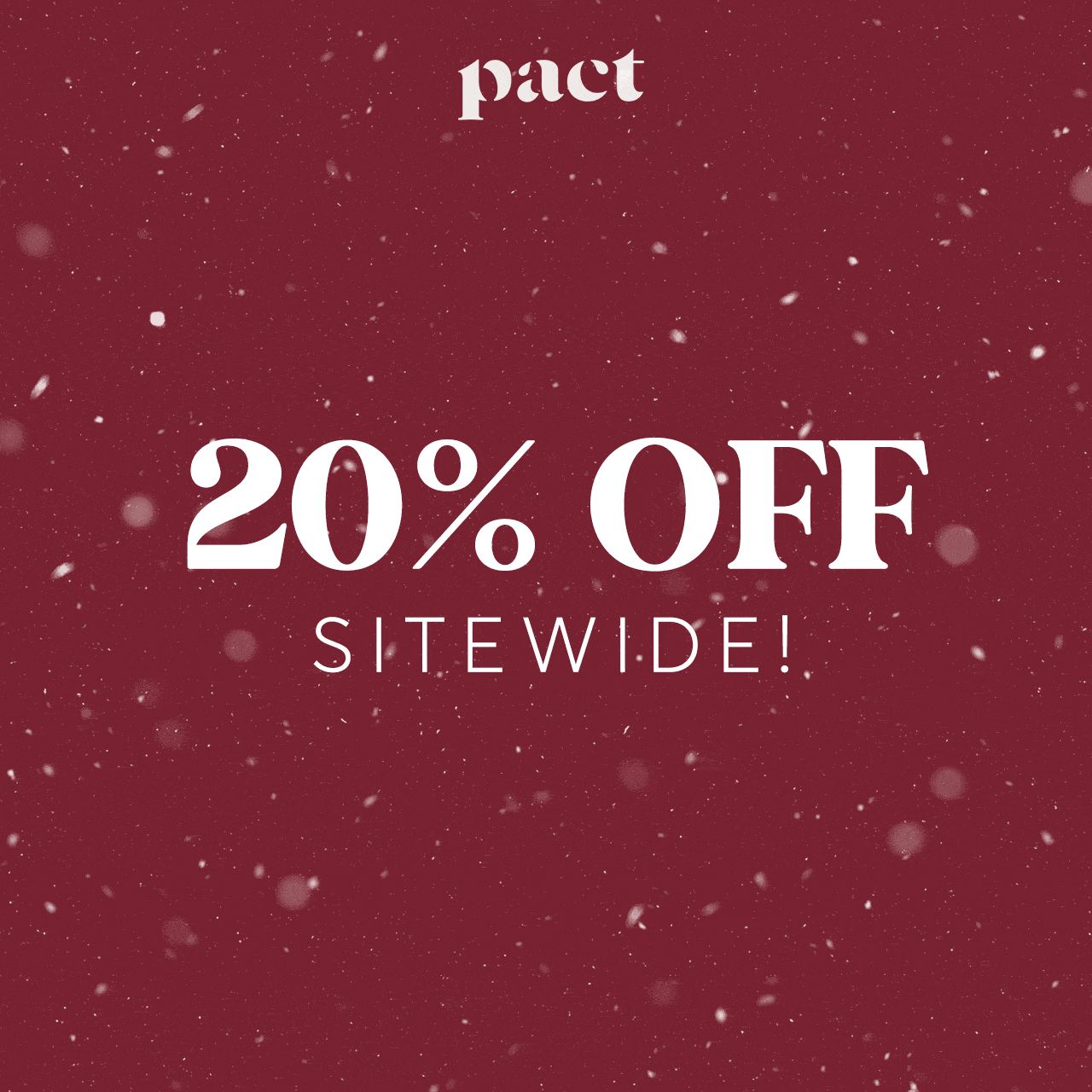 20% off sitewide! Plus new items added to clearance!