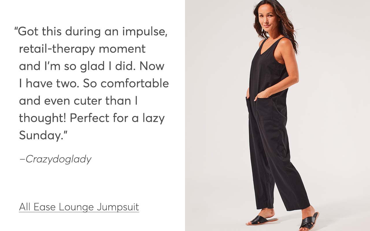 Got this during an impulse, retail-therapy moment and I'm so glad I did. Now I have two. So comfortable and even cuter than I thought! Perfect for a lazy Sunday.