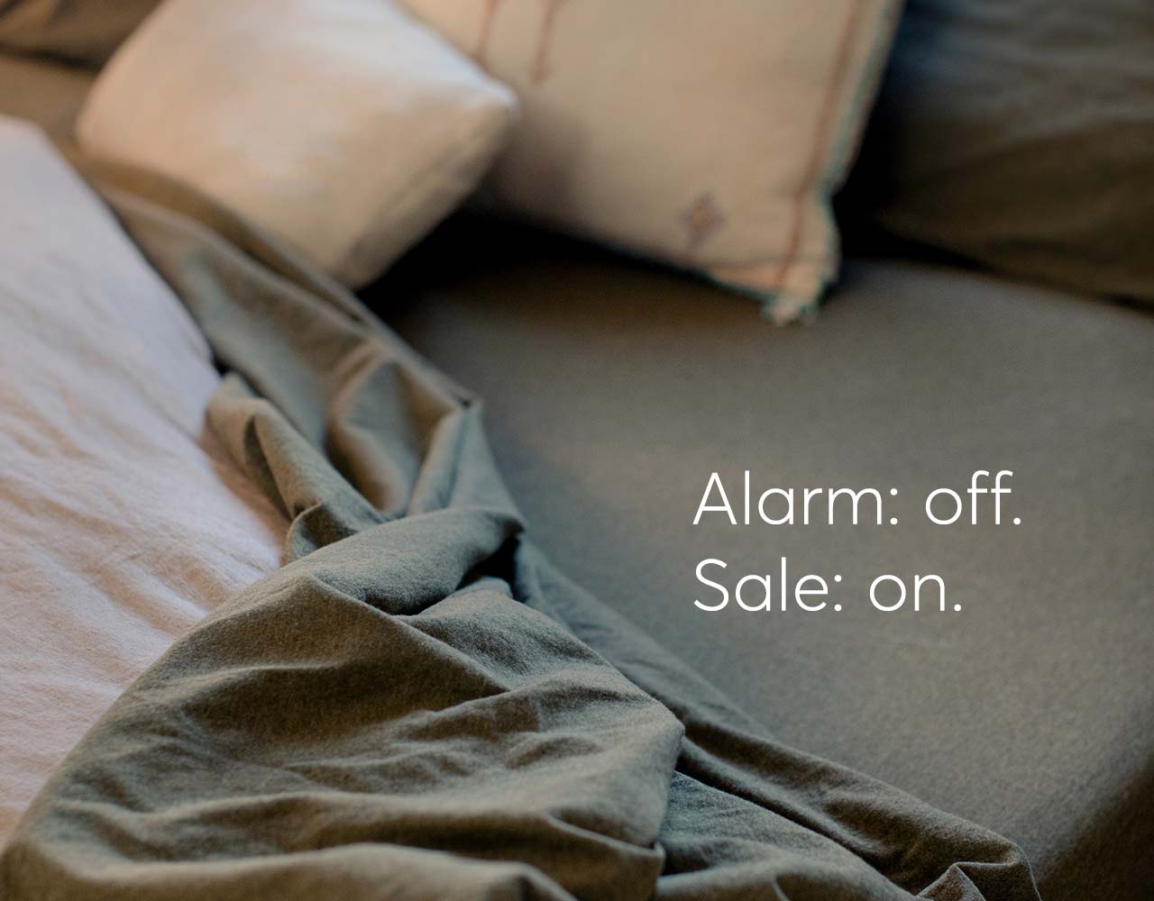 Bedding on sale.
