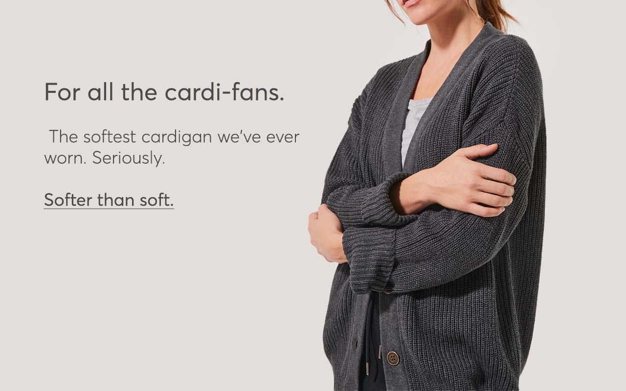 For all the cardi-fans. Fisherman Button-Front Cardigan