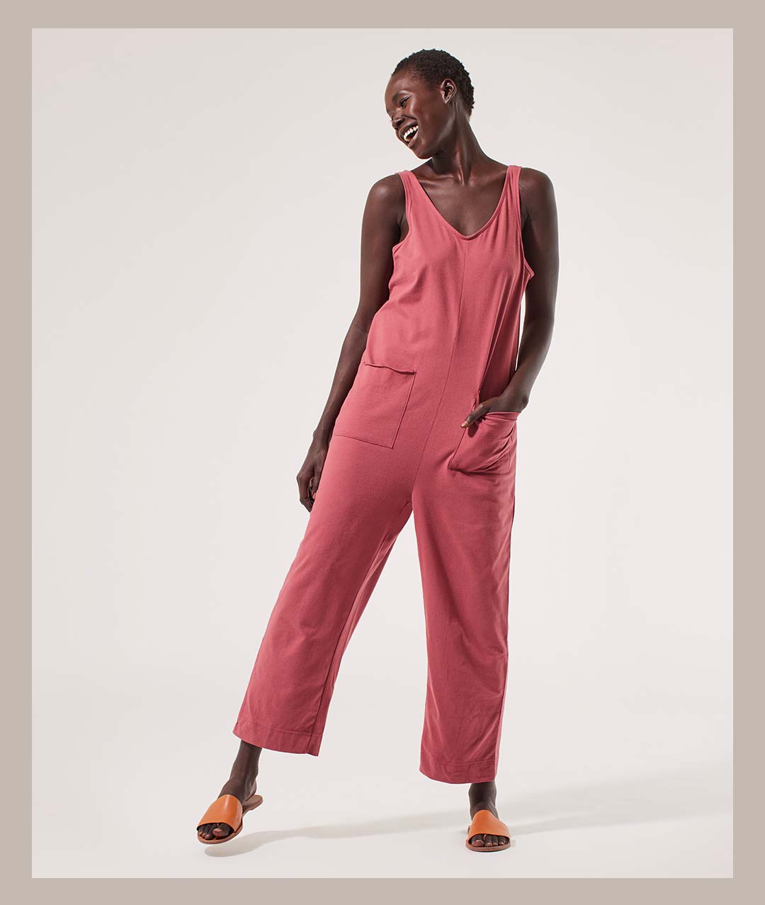 >All Ease Lounge Jumpsuit