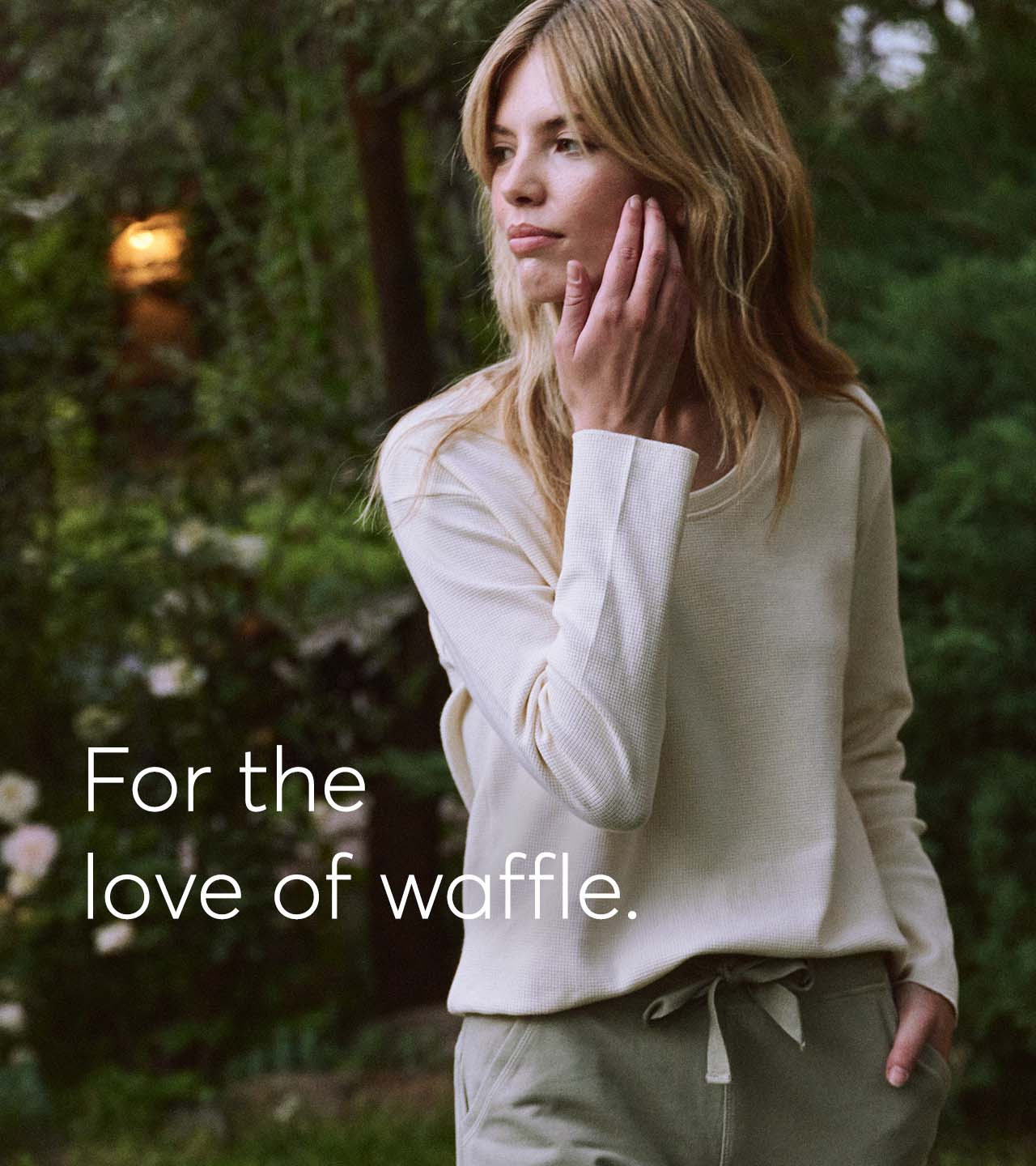 For the love of waffle.