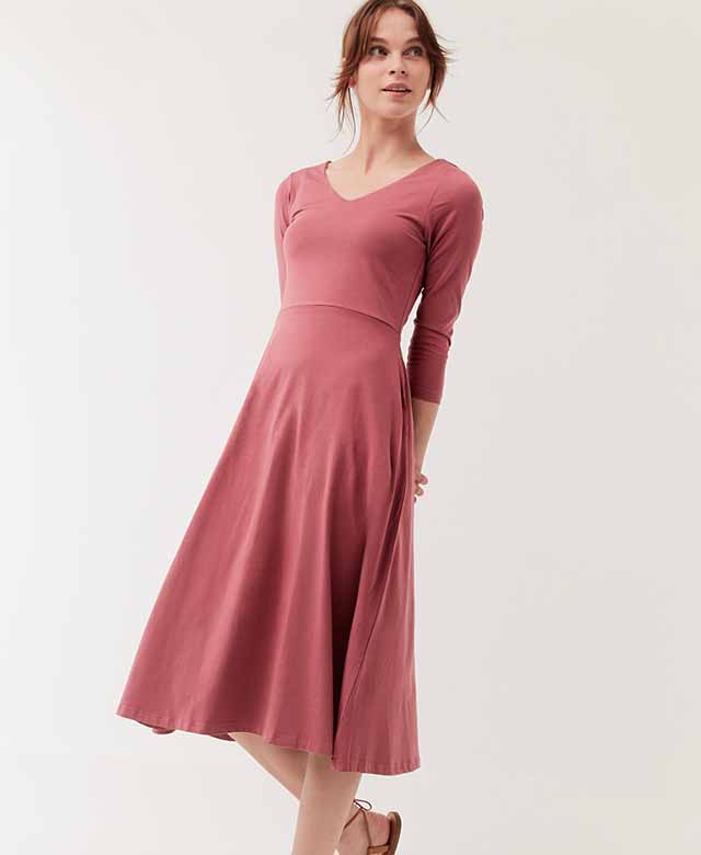 Fit & Flare Midi Party Dress