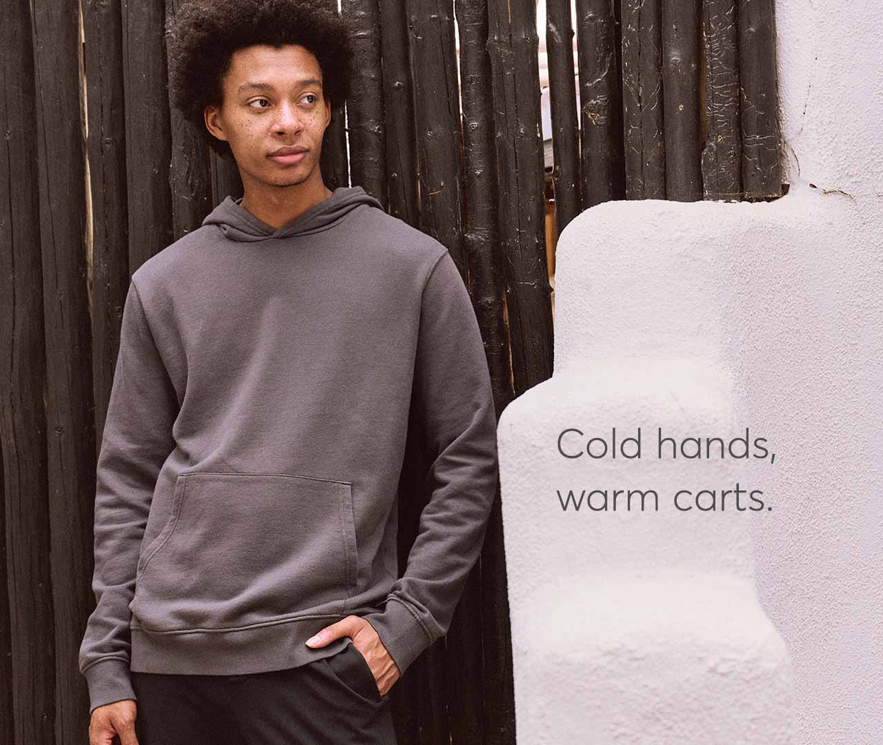 Cold hands, warm carts.