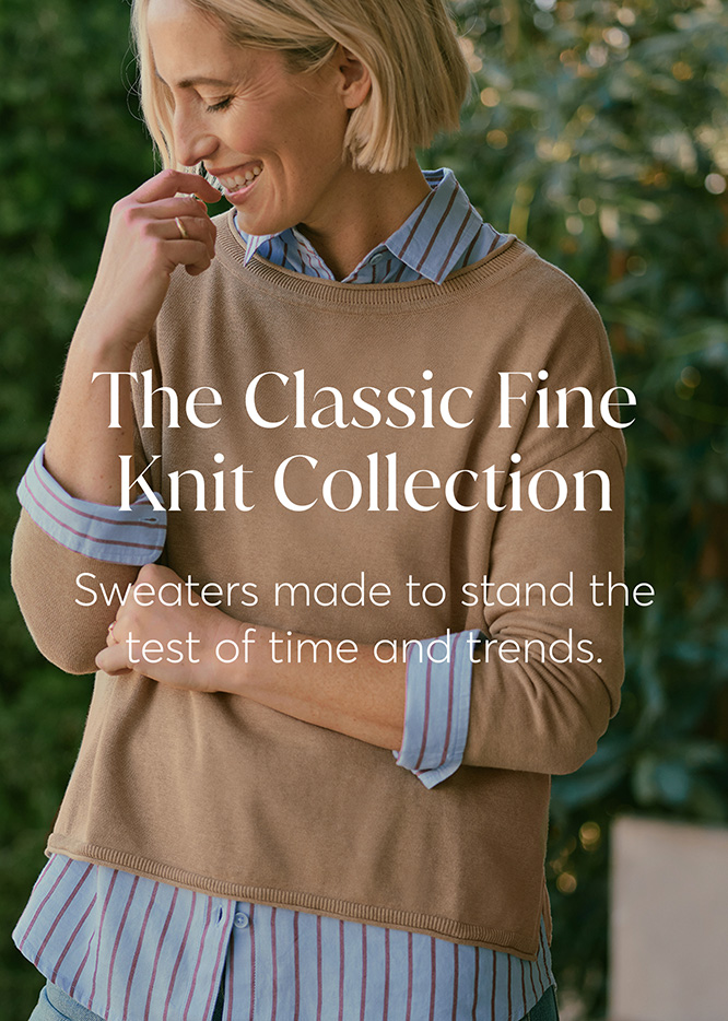 Women's Organic Cotton Classic Fine Knit Collection