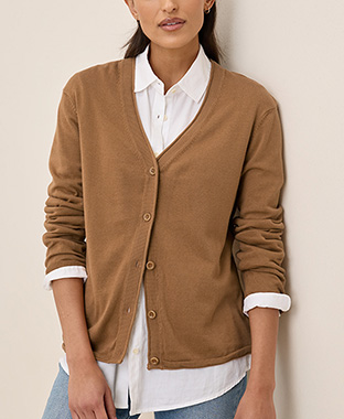 Classic Fine Knit Cardigan