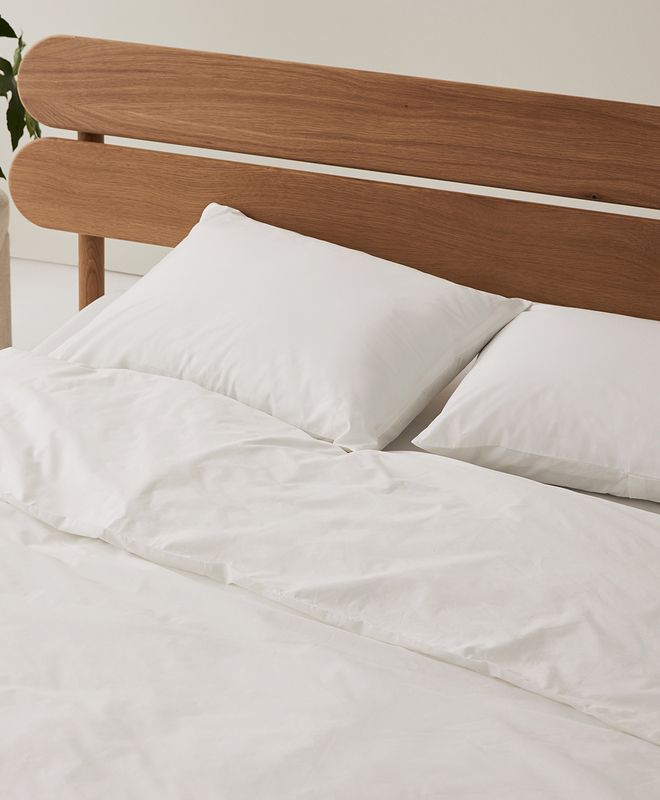 Home Organic Cool-air Percale Sham 2-pack made with Organic Cotton | Pact