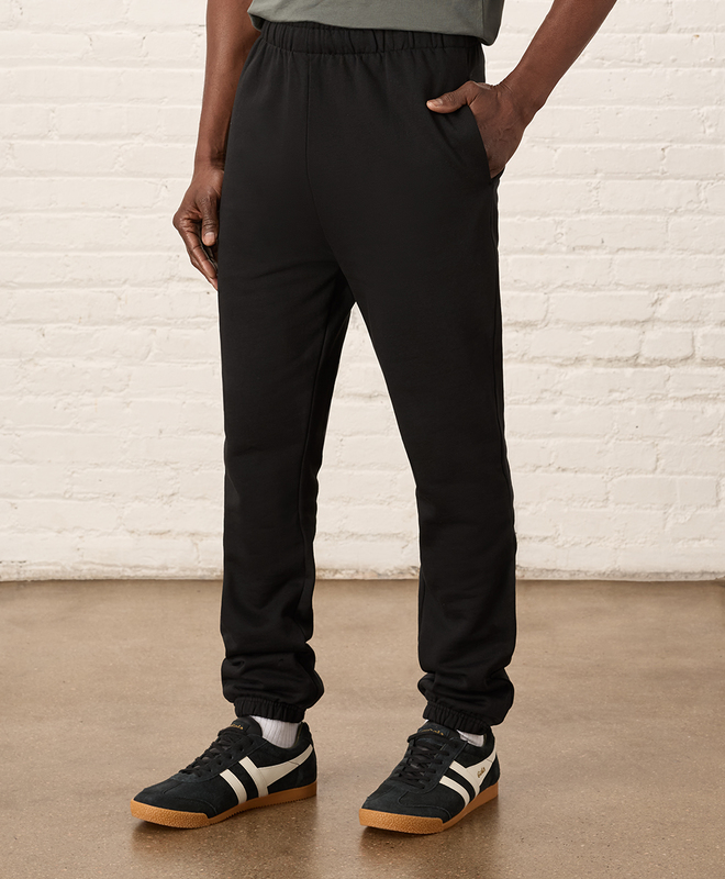 Men's Brushed Fleece Sweatpant made with Organic Cotton Pact