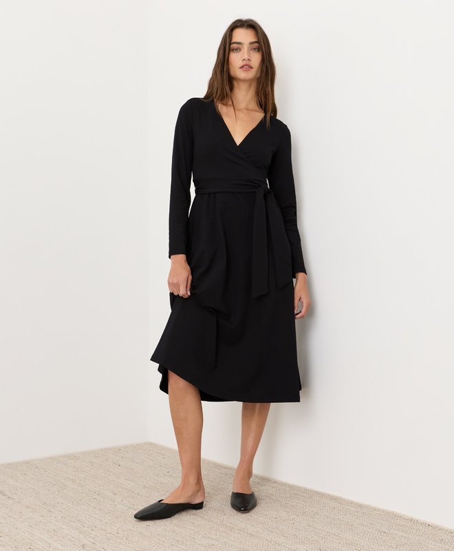 Midi Wrap Dress