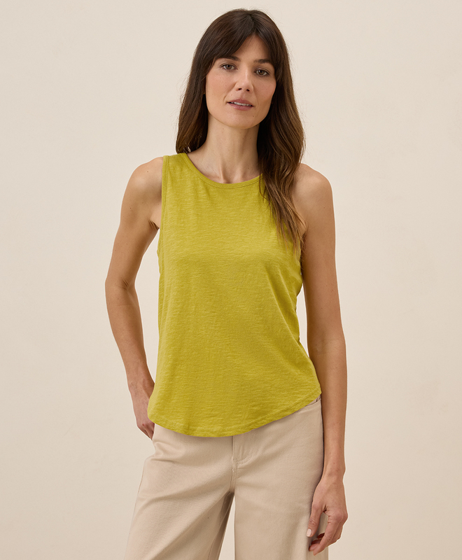Women's Clearance Featherweight Slub Reversible Tank made