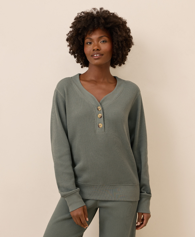 Thermal Waffle Knit