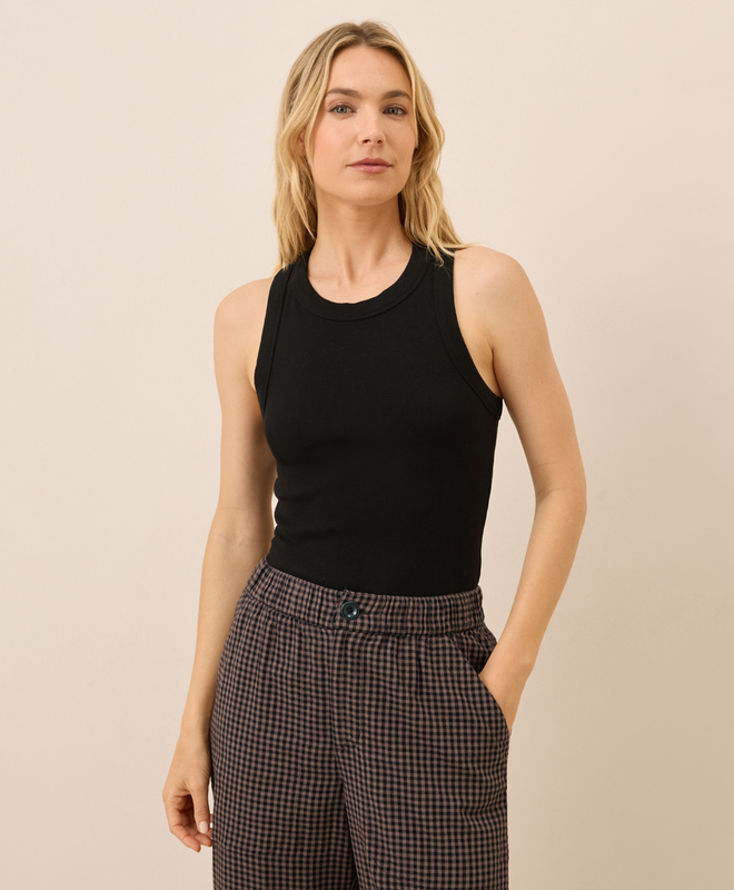 Black Racerback Tank