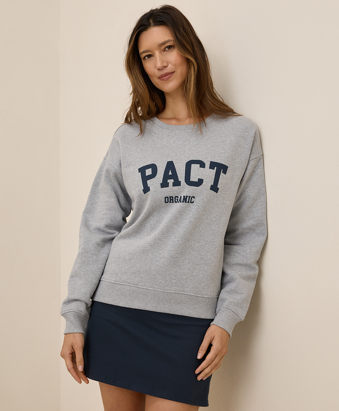 Women's Clearance Cloud Brushed Fleece Graphic Crew