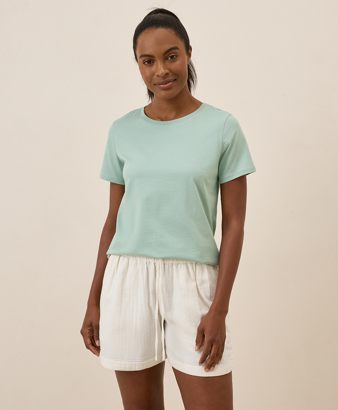 Women's Clearance Softspun Crew Neck Tee made with Organic