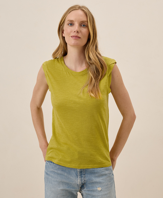 売れ筋商品|||パクト カットソー トップス レディース Women's Organic Cotton Featherweight Slub Muscle Tee Deep sea Women's Featherweight Slub Muscle Tee made with Organic
