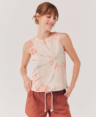 Women’s Far Out Tie-dye Tank made with Organic Cotton | Pact