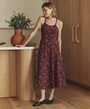 buy flare dresses flare dresses for women Women's Linen Flare Dress